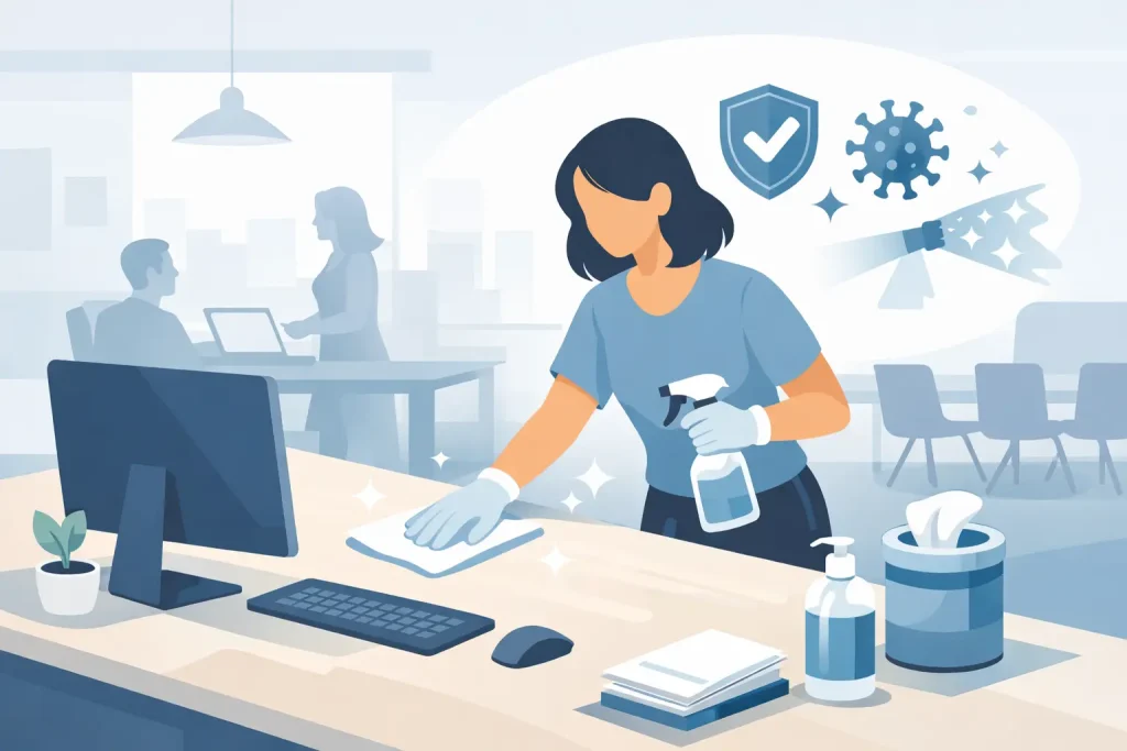 How to Sanitize Shared Workspaces Safely