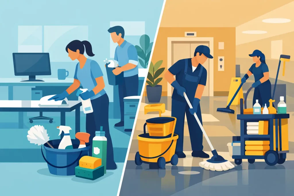 Office Cleaning vs Janitorial: Which Fits You?